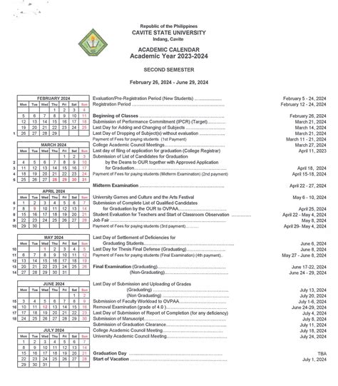 olfu calendar